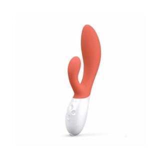 Lelo Ina 3 Rabbit Vibrator Coral Red