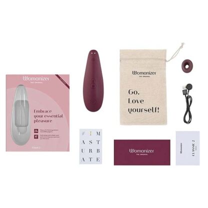 Womanizer Classic 2 Clitoral Stimulator Package Contents