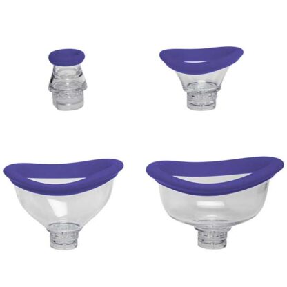 Doc Johnson Bloom Intimate Body Pump Vulva Nipple and Clitoris Suction Cups