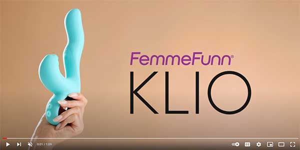 FemmeFunn Klio Thumping Rabbit Vibrator YouTube Video