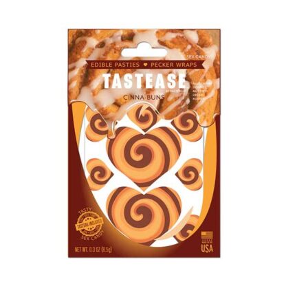 Tastease Edible Pasties and Pecker Wraps Sex Candy Cinna-Buns
