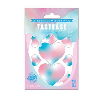 Tastease Edible Pasties and Pecker Wraps Sex Candy Cotton Candy