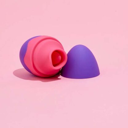 Blush Novelties Aria Flutter Tongue Vibrator With Cap Off