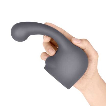 Le Wand Curve Silicone Attachment Held In Hand
