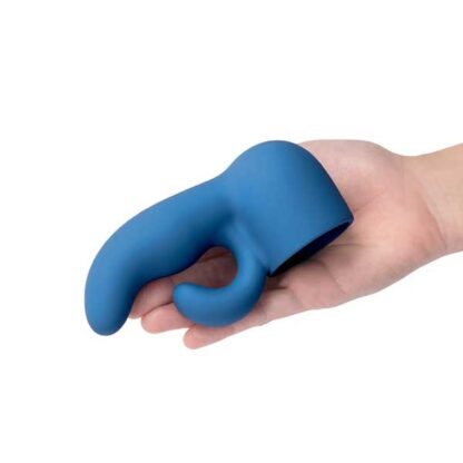 Le Wand Dual Petite Silicone Attachment Held In Hand