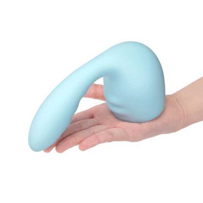 Le Wand Flexi Original Silicone Attachment On Hand
