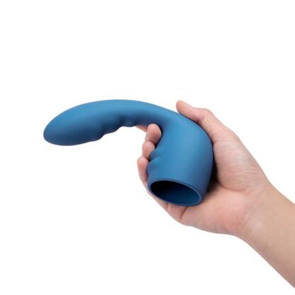 Le Wand Flexi Petite Silicone Attachment Held In Hand