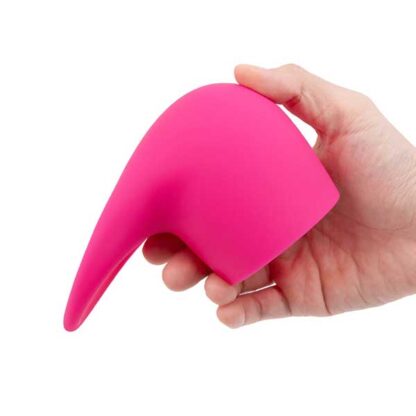 Le Wand Flick Flexible Silicone Attachment In Hand