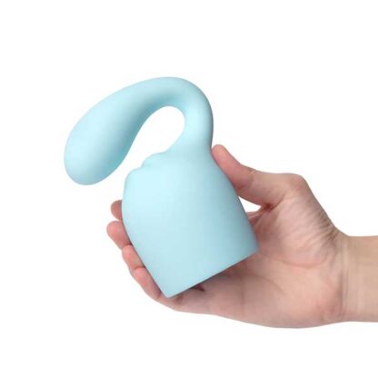 Le Wand Glider Original Silicone Attachment Held In Hand