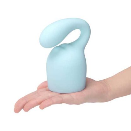 Le Wand Glider Original Silicone Attachment On Hand