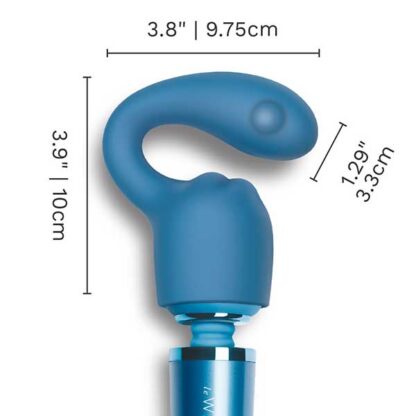 Le Wand Glider Petite Silicone Attachment Dimensions