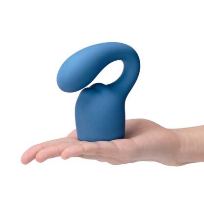 Le Wand Glider Petite Silicone Attachment On Hand