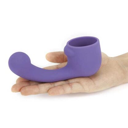 Le Wand Petite Curve Attachment On Hand
