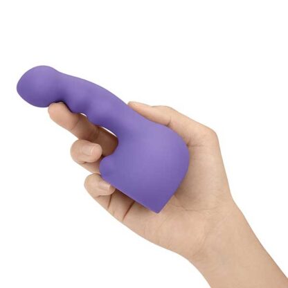 Le Wand Petite Ripple Attachment Held In Hand