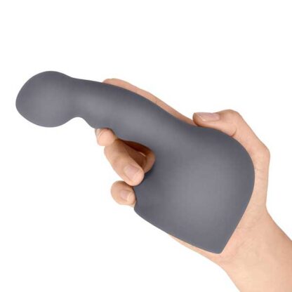 Le Wand Ripple Silicone Attachment Held In Hand