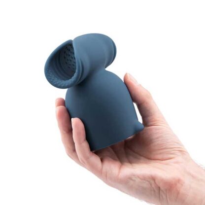 Le Wand Stroke Penis Play Silicone Attachment Held In Hand
