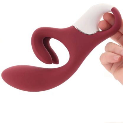 Satisfyer Touch Me Rabbit Vibrator Held In Hand
