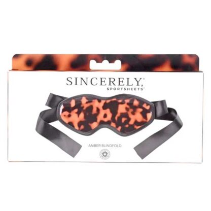 Sportsheets Sincerely Amber Blindfold Packaging