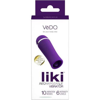 Vedo Liki Vibrating Tongue Packaging Front