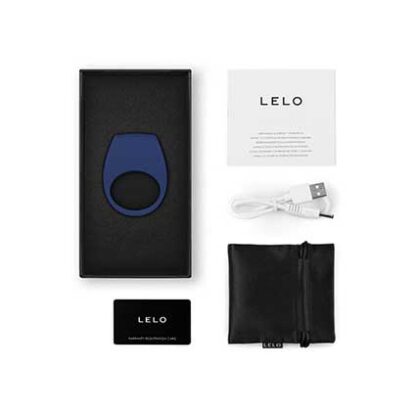 Lelo Tor 3 Vibrating Penis Ring Package Contents