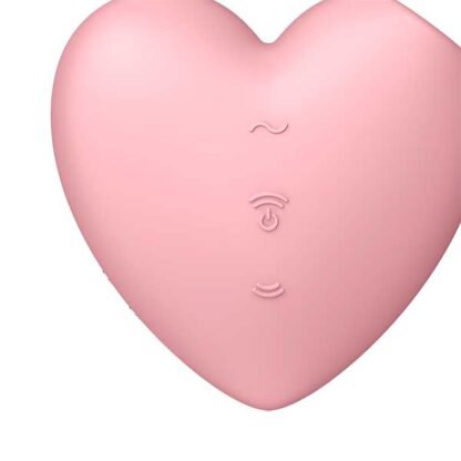 Satisfyer Cutie Heart Air Pulse Clitoral Stimulator Controls