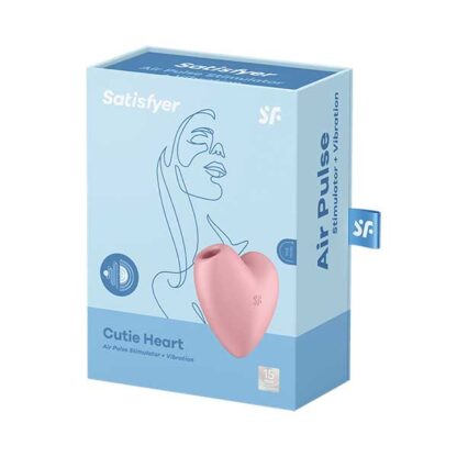 Satisfyer Cutie Heart Air Pulse Clitoral Stimulator Packaging