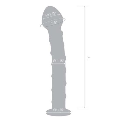 Glas Mr. Swirly Glass Dildo Specifications