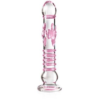 Icicles No. 6 Textured Glass Dildo