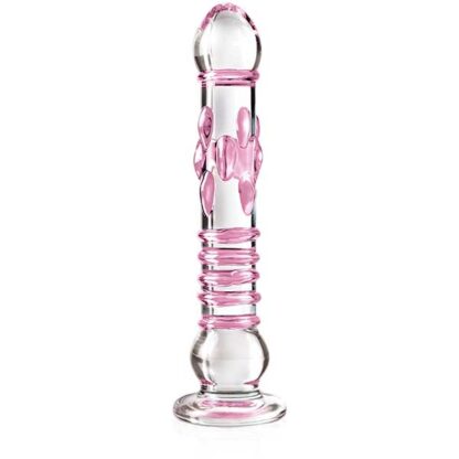 Icicles No. 6 Textured Glass Dildo