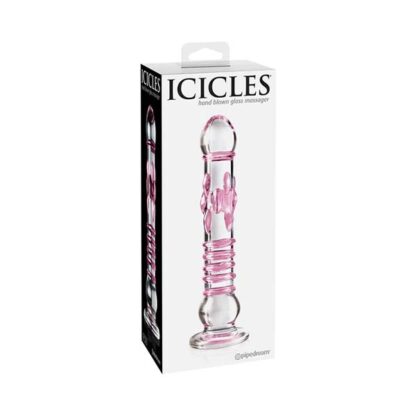 Icicles No. 6 Textured Glass Dildo Packaging
