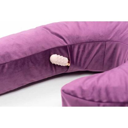 Liberator Lune Snuggle Pillow and Toy Mount Vibrator Pocket Closeup