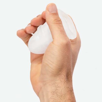 Screaming O Jackits Mansturbation Sleeve Held In Hand