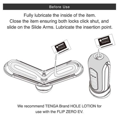 Tenga FLIP Zero EV Vibrating Stroker How to Apply Lubricant