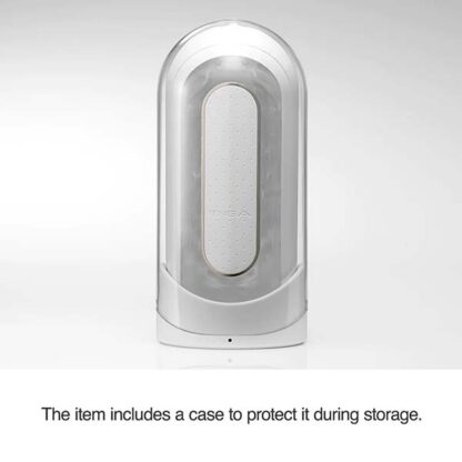 Tenga FLIP Zero EV Vibrating Stroker On Charging Base