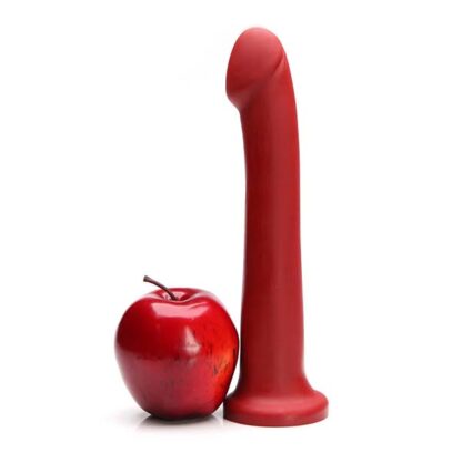 Tantus Hook Dildo Next To An Apple