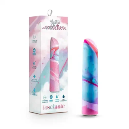 Blush Limited Addiction Fascinate Power Vibe Peach Vibrator Packaging