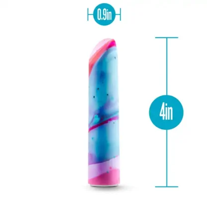 Blush Limited Addiction Fascinate Power Vibe Peach Vibrator Size