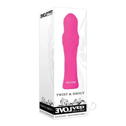 Evolved Novelties Twist and Shout Vibrator Packaging