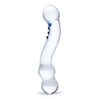 Glas 6 Curved G-Spot Glass Dildo