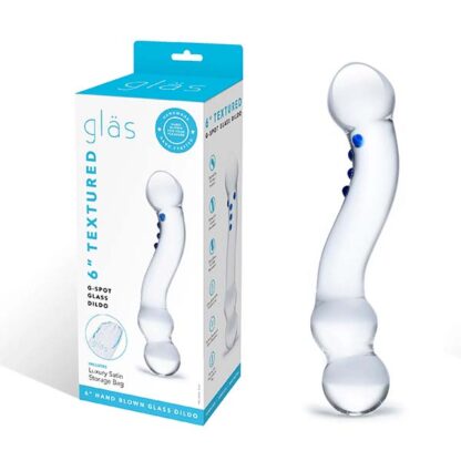 Glas 6 Curved G-Spot Glass Dildo Packaging