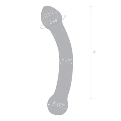 Glas 7 Curved Glass G-Spot Dildo Specifications