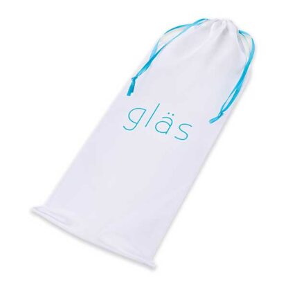 Glas Mr. Swirly 6.5 G-Spot Glass Dildo Storage Bag