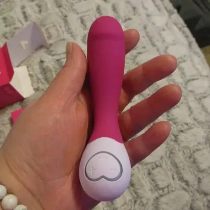 OhMiBod Lovelife Cuddle G-Spot Vibrator Held In Hand