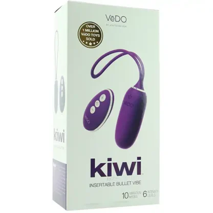 VeDO Kiwi Remote Controlled Bullet Vibrator Packaging