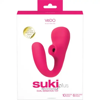 VeDO Suki Plus Dual Stimulation Vibrator Packaging