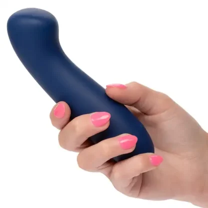 CalExotics Cashmere Satin G Vibrator Held In Hand