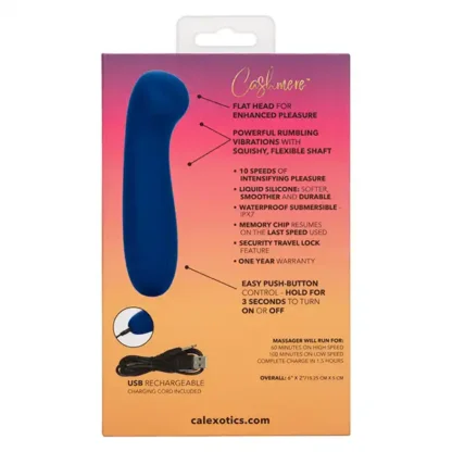 CalExotics Cashmere Satin G Vibrator Packaging Back