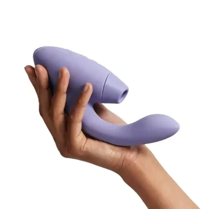 Womanizer Duo 2 Dual Clitoral & G-Spot Stimulator Held In Hand