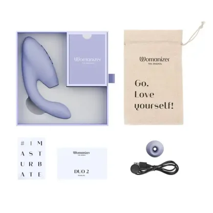 Womanizer Duo 2 Dual Clitoral & G-Spot Stimulator Package Contents