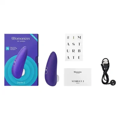 Womanizer Starlet 3 Pleasure Air Clitoral Stimulator Package Contents